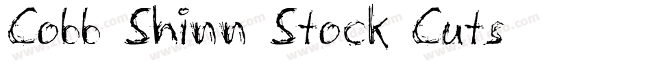 Cobb Shinn Stock Cuts字体转换